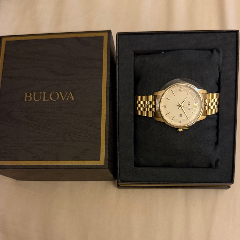 Bulova Gold and Silver Men's Watch